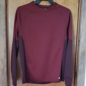 Xersion Burgundy Quick Dri Soft Touch Top Size Sma
